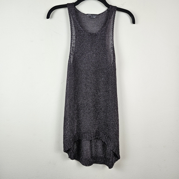 Vince. Size Small Sleeveless Mesh Top Boho Festival - Picture 1 of 4